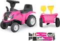 Pikkukuva 5 / 5: Jamara slide New Holland t7 traktori pinkki 1+ (460357)