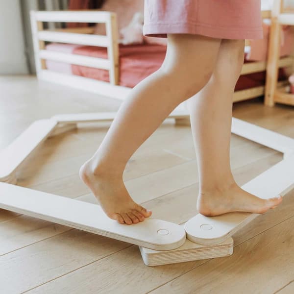 Balancebomme Til Børn, Træbalancebomme Til Børn, Montessori Balancebomme, Balancebommesæt Til Småbørn