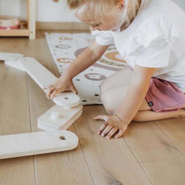 Balancebomme Til Børn, Træbalancebomme Til Børn, Montessori Balancebomme, Balancebommesæt Til Småbørn