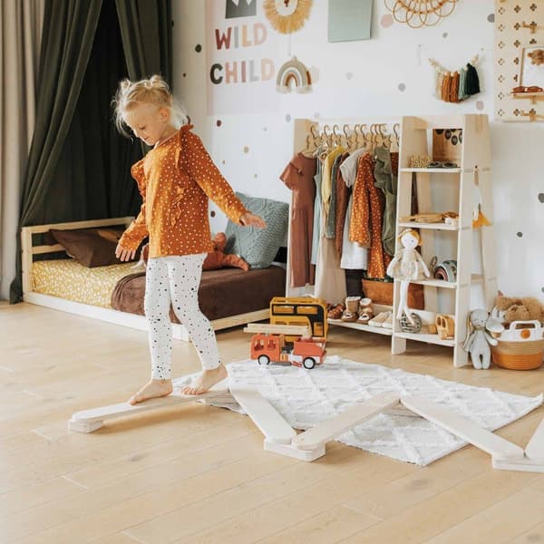 Balancebomme Til Børn, Træbalancebomme Til Børn, Montessori Balancebomme, Balancebommesæt Til Småbørn