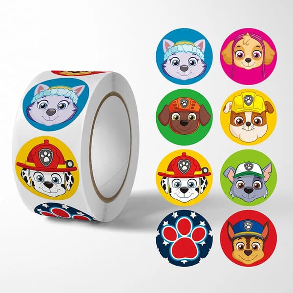 Paw Patrol Klistermärken 500st