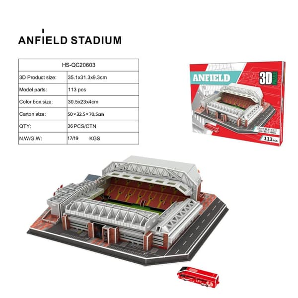 Anfield 3D Arena Pussel