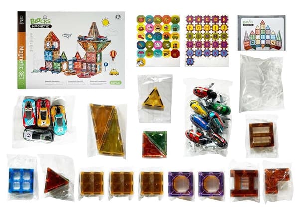 Magnetic Tiles Lufthavn - 92 Dele