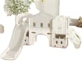 Miniatyrbillede 1 af 2: Baby Slide Legetøjssæt, Sikkert for 0-36 Måneder, 20Kg Belastningsevne,GD02-GRÅHVID