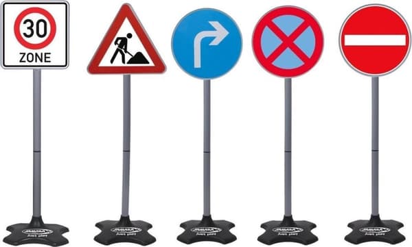Jamara Trafikskilte Stort 5-delt 81 cm