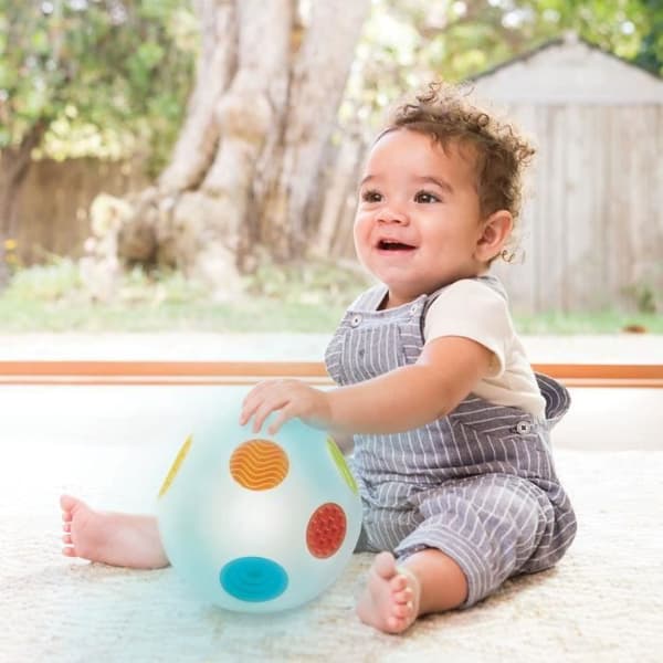 Interaktiv babyleksak - INFANTINO - Senso' Ljudboll - 4 melodier - 7 färger och ljus - 6 texturer