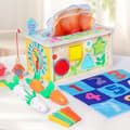 Miniatyrbild 5 av 6: Lollanda Montessori Aktivitetsblock för Barn 1-4 År, 6-i-1 aktivitetsleksak för resor och lärande