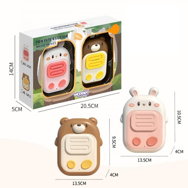 WOOPIE Set med 2 Walkie-Talkies