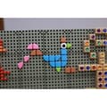 Miniatyrbild 6 av 11: MASTERKIDZ 64 Geometriska Pluggar för STEM-brädor - Regelbunden