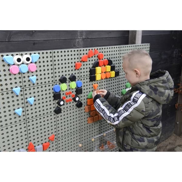 MASTERKIDZ 64 Geometriska Pluggar för STEM-brädor - Regelbunden