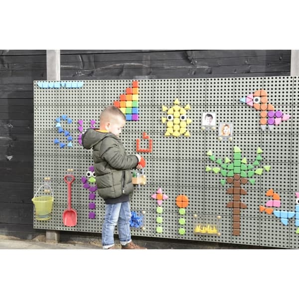 MASTERKIDZ 64 Geometriska Pluggar för STEM-brädor - Regelbunden