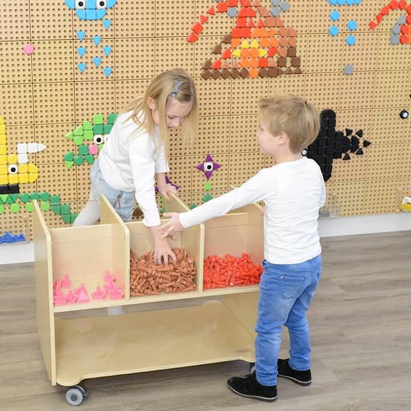 MASTERKIDZ 64 Geometriske Stik til STEM Boards - Pastel
