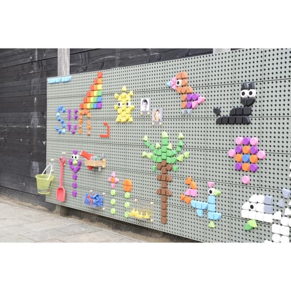 MASTERKIDZ 64 Geometriske Stik til STEM Boards - Pastel