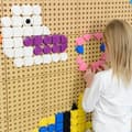 Miniatyrbillede 2 af 11: MASTERKIDZ 64 Geometriske Stik til STEM Boards - Pastel