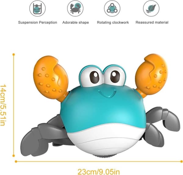 Nyhet Funny Crab krabba krypande Baby Krabba, Krypande Leksak