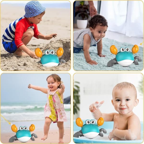 Nyhet Funny Crab krabba krypande Baby Krabba, Krypande Leksak