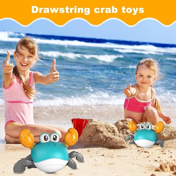 Nyhet Funny Crab krabba krypande Baby Krabba, Krypande Leksak