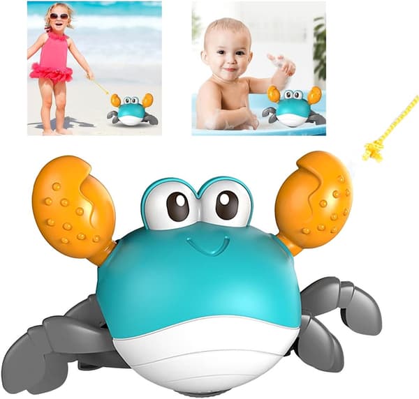 Nyhet Funny Crab krabba krypande Baby Krabba, Krypande Leksak
