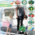 Pikkukuva 5 / 5: OBOSOE Montessori -aktiviteettikirja 1-4-vuotiaille lapsille, 12-puolinen oppimislelu soljilla ja vetoketjuilla