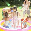 Miniatyrbillede 7 af 8: OBOSOE 10 stykker genanvendelige vandballoner, silikone vandbomber, vandballoner til sommer udendørs, vandballoner til strand, pool, fest