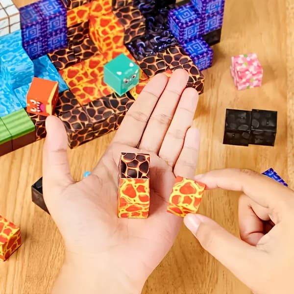 Minecraft Byggklossar 70-pack – Kreativt Byggset för Barn