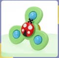 Miniatyrbild 2 av 10: OBOSOE 3-Pack - Fidget Spinner med Sugkopp för Barn - Snurrande Leksak multifärg