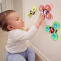 Miniatyrbild 7 av 9: OBOSOE 3-Pack - Fidget Spinner med Sugkopp för Barn - Snurrande Leksak multifärg