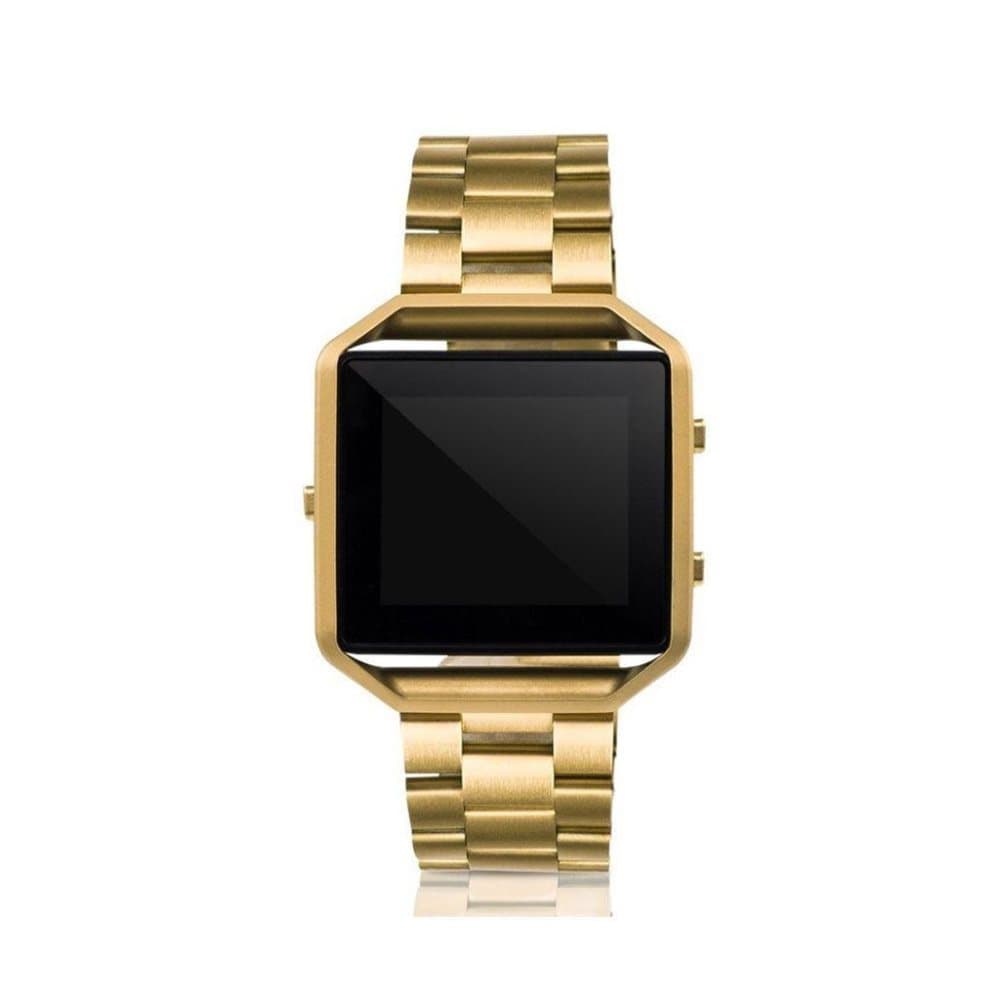 Fitbit Blaze Ruostumaton Teräs Ranneke Metallikehyksellä - K