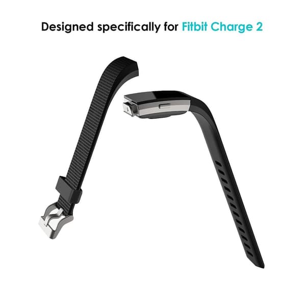 Armbånd til Fitbit Charge 2 L Sort