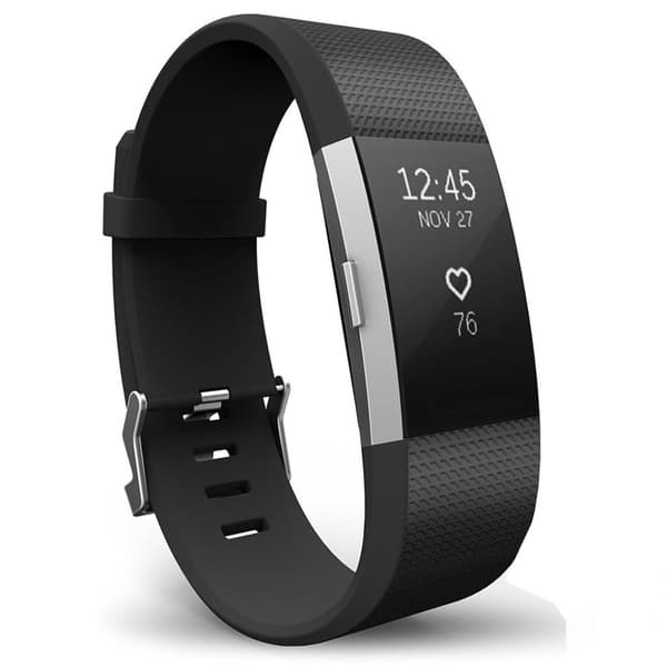 INF Armbånd til Fitbit Charge 2 - Svart  S