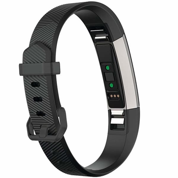 INF Klokkereim til Fitbit Alta / HR i sort silikon