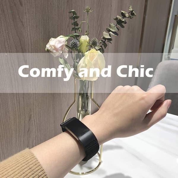 INF Fitbit Charge 2 armbånd nylon Sort
