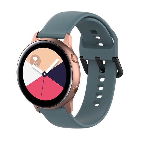 Silikonarmband för Samsung Galaxy Watch Active - Grå