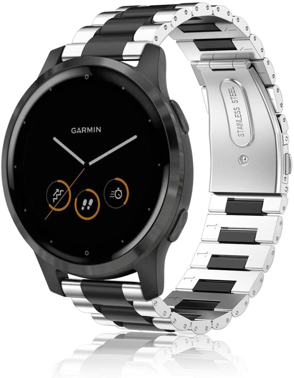 Garmin VivoActive 4 armbånd rustfritt stål Svart
