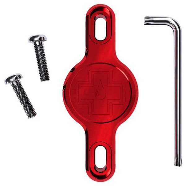 Muc Off Paikannin Secure Tag Holder Hopeinen