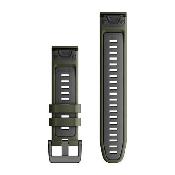 Garmin Klockband I Silikon Quickfit® 22 Mm Grönt,Silver