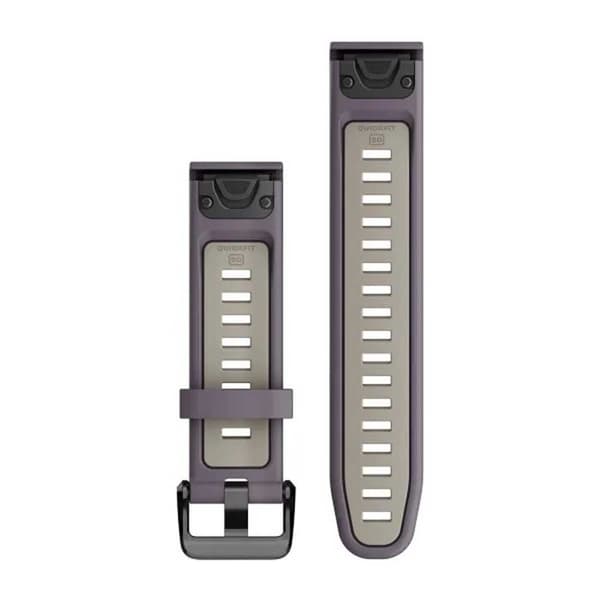 Garmin Klockband I Silikon Quickfit® 20 Mm Grå,Silver