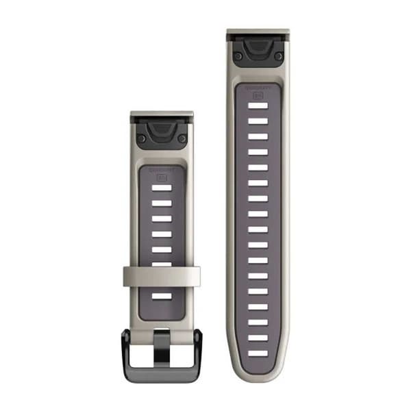 Garmin Klockband I Silikon Quickfit® 20 Mm Beige,Silver