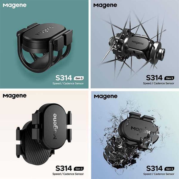 Magene Nopeus Sensori S314 Hopeinen