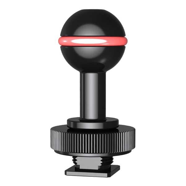 Divepro Hot Shoe Ball Mount Silver