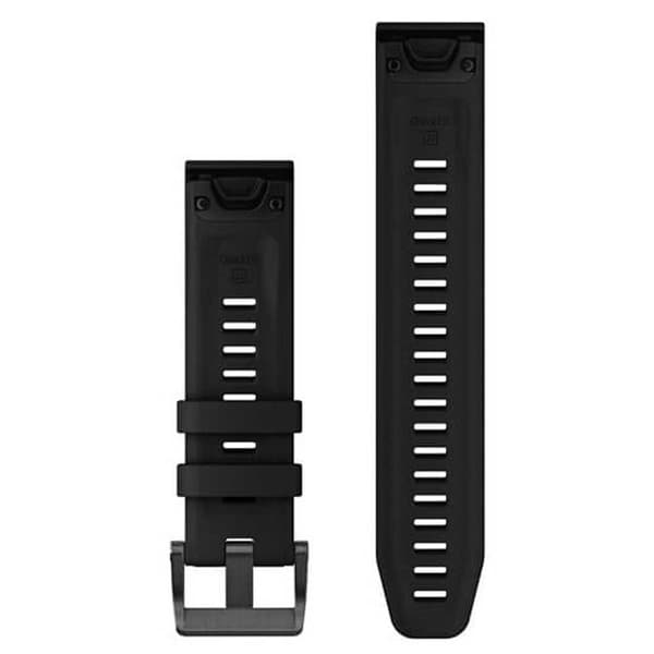 Garmin Silikonrem Quickfit® 22 3 Bitar Dyka Uppsättning Svart