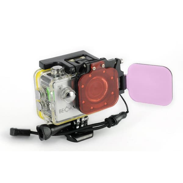 Best Divers Becam Flip Filter Set Red+magenta Oranssi,Pinkki