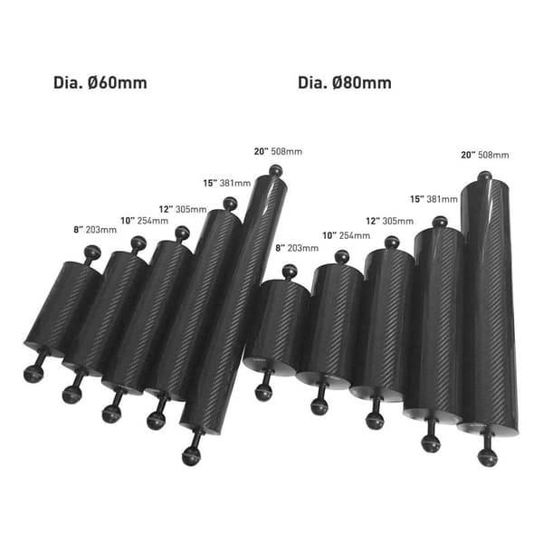 Divepro Flytande Arm I Kol L 60 Mm 20 Centimeter Till 50 Centimeter Divepro Silver 8