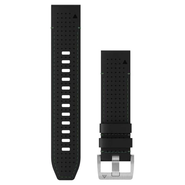 Garmin Läder/fkm Klockband Quickfit® 22 Mm Svart