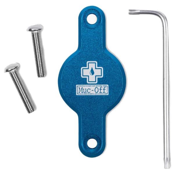 Muc Off Paikannin Secure Tag Holder Hopeinen