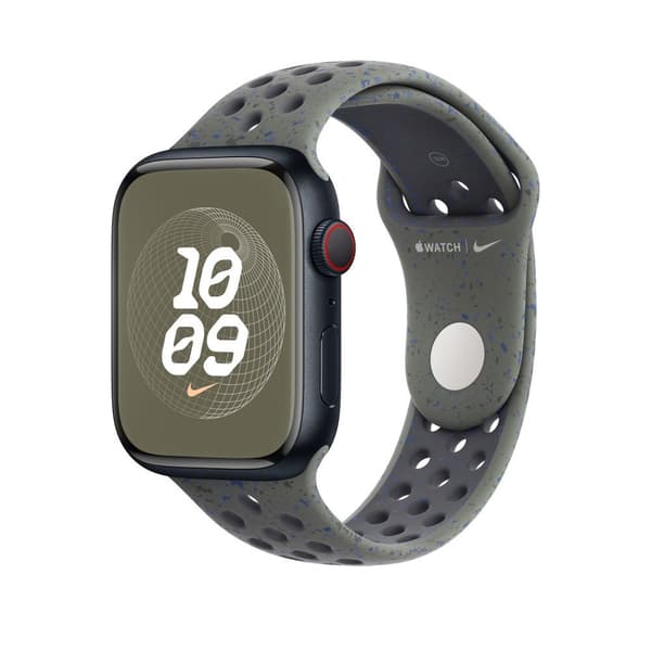 Apple Hihna Nike Sport Band 45 Mm Hopeinen S-M