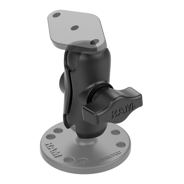 Ram Mounts Stöd Double Socket Arm B Size Svart