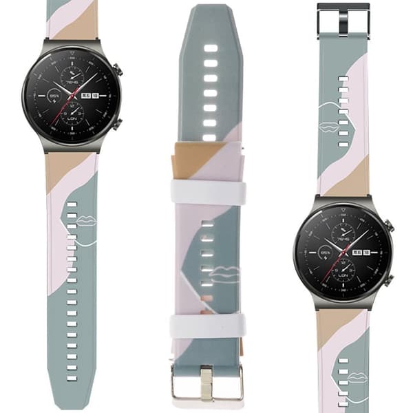 Strap Moro Band for Huawei Watch GT2 Pro silikonrem klokke armbånd mønster 1