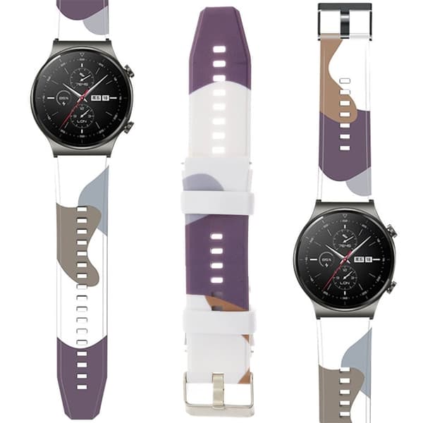 Strap Moro Band for Huawei Watch GT2 Pro Silikonarmbåndsur Armbåndmønster 10