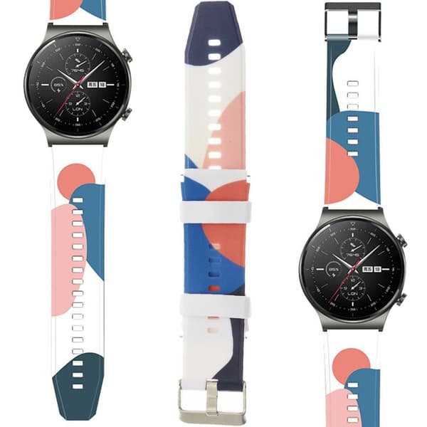 Strap Moro Band for Huawei Watch GT2 Pro Silikonarmbåndsur Armbåndsmønster 11